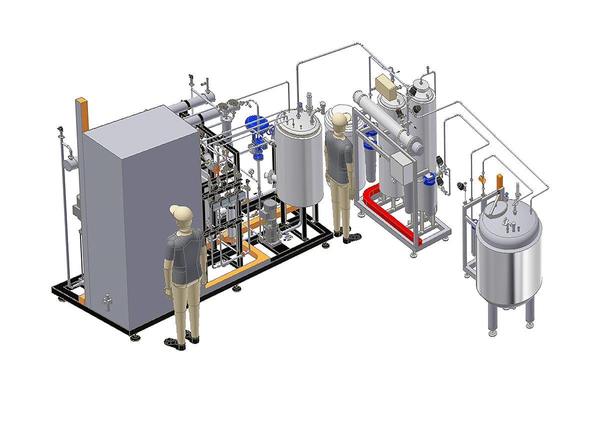 Reverse Osmosis system - CROS SIN EDI 500 + PRT 